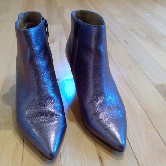 Bronze Metallic Booties - Picture 1 of 10